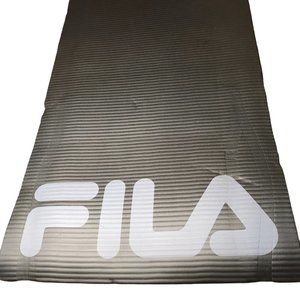 FILA Yoga Mat Sling Carrying Handle Fitness Foam Stretching Pad 3/8" Thick 10mm
